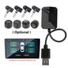 С 4 датчиками USB Android Автомобильный TPMS Android Навигационная Система Сигнализации Беспроводная Передача TPMS Система Контроля Давления в Шинах