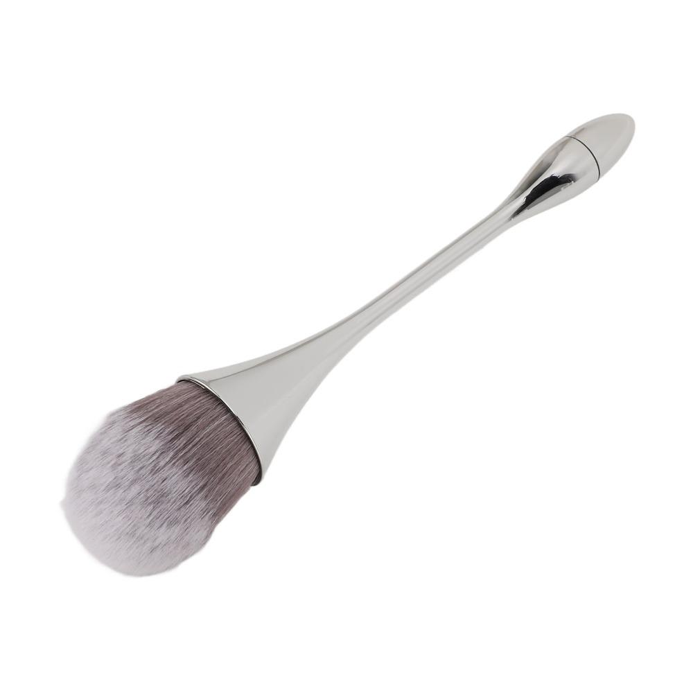 2pcs Soft Bristles Nail Art Powder Brush Ergonomic Handle Powder Remover Brush Nail Art Application