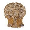 Tree Design Printing Block On Apparel Fabric Wood Craft Ethnic Textile