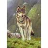 DIY Wolf 5D Diamond Painting Animal Rhinestone Full Round Drill Diamond Embroidery Mosaic Handmade Art Wall Art Home Decor