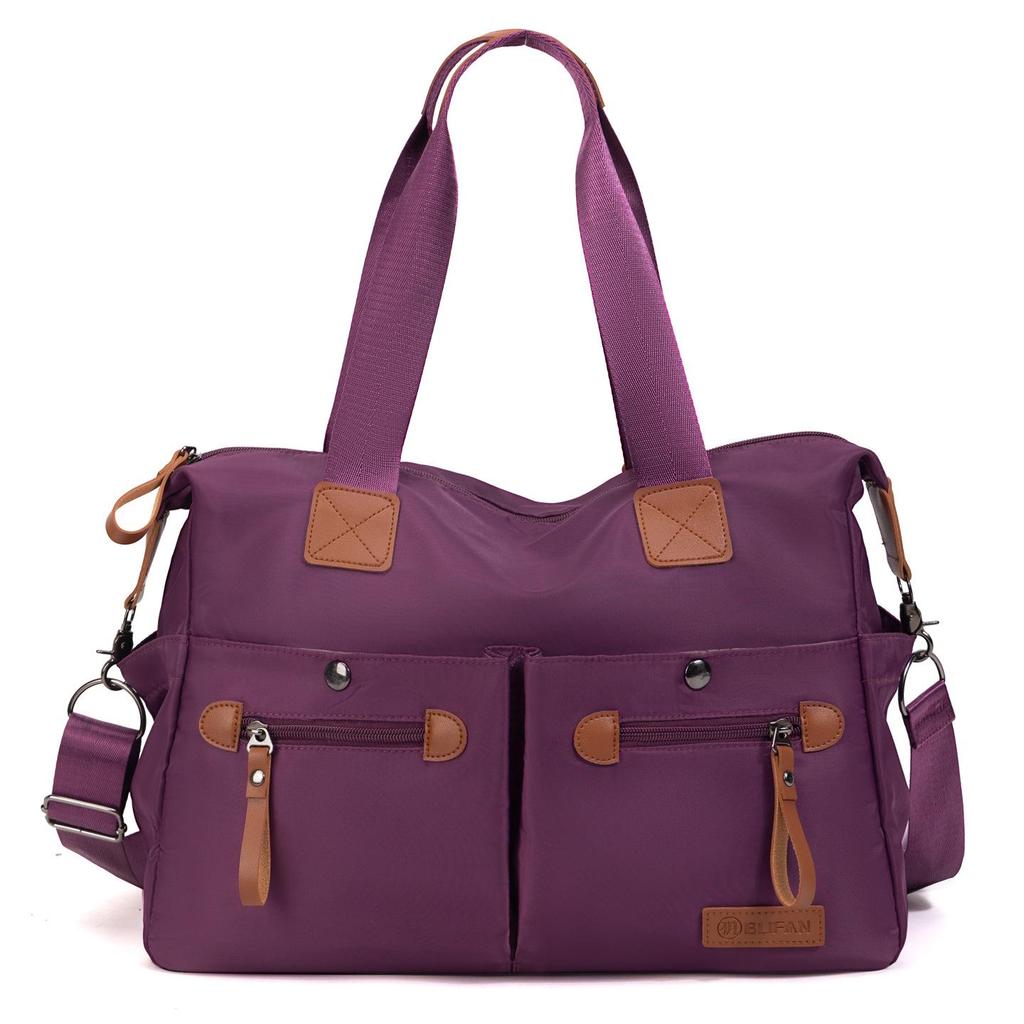 Unisex Large Capacity Travel Backpack with Wet/Dry Separation, Convertible Messenger, Shoulder, and Crossbody Bag.