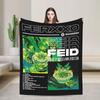 Пледы Feids La Mafia Фланелевые с принтом Многофункциональные Легкие Пледы для кровати Спальни Коврика Кусочек