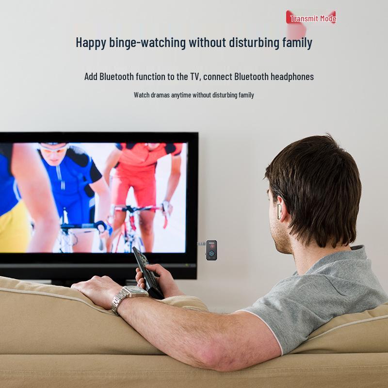 Приемник и передатчик Bluetooth 5.3: Автомобильный усилитель 2-в-1 и беспроводной аудиоконвертер 3,5 мм