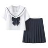 Sailor Authentic JK High School Cosplay 2 Длинные рукава и шорты Sailor Navy JK Cosplay School Pleated Class High School Junior High School Kansai
