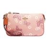 New Nolita Canvas With Leather Pochette Clutch Trumpets Women's Pink CH605-IMTIV
