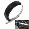 2pcs Universal Motorcycle Round Exhaust Protector 100-160mm Exhaust Pipe Fixing Ring Accessory