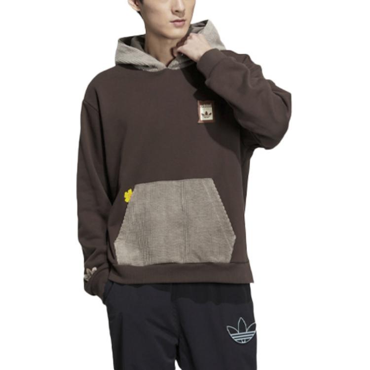 adidas Толстовка Originals Унисекс Коричневая HY4187