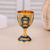 Vintage Goblet Renaissance Royal Chalice Communion for Church Holy Goblet Zinc Alloy Drinking Vessels for Weddings Ceremonies