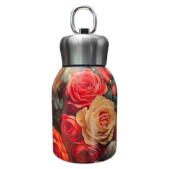 Portable Thermal Bottle Water Flask Mini Thermal Cup 300ml Insulated Tumbler for Hot Cold Drinks Leak-proof Travel Coffee Mug Gift for Lovers Parents