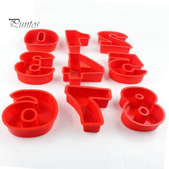 Антипригарная форма для торта, гибкая силиконовая быстросъемная форма с номерами, форма для помадки, принадлежности для хлебобулочных изделий