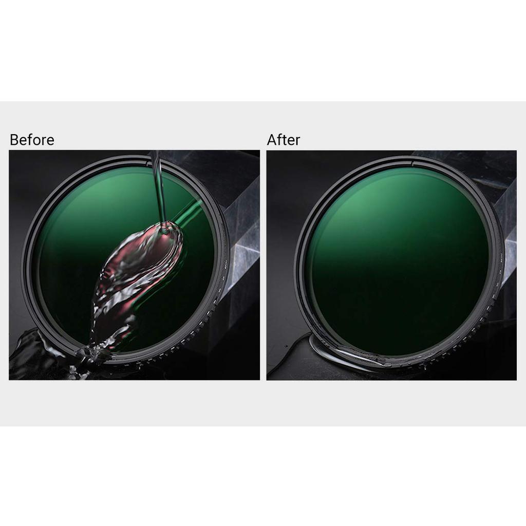 Concept Variable ND Variable Light Reduction Range Thin Frame Design Variable ND K&F Filter, ND, ND8~ND2000, Water-Repellent Multi-Coating, (55mm,