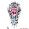 1PCS Waterproof Tattoos Temporary Tattoo Sticker Flowers Rose Body Tattoos for Women Art Arm Hand Tattoos Wolf Tiger Lion Painting Tatoos