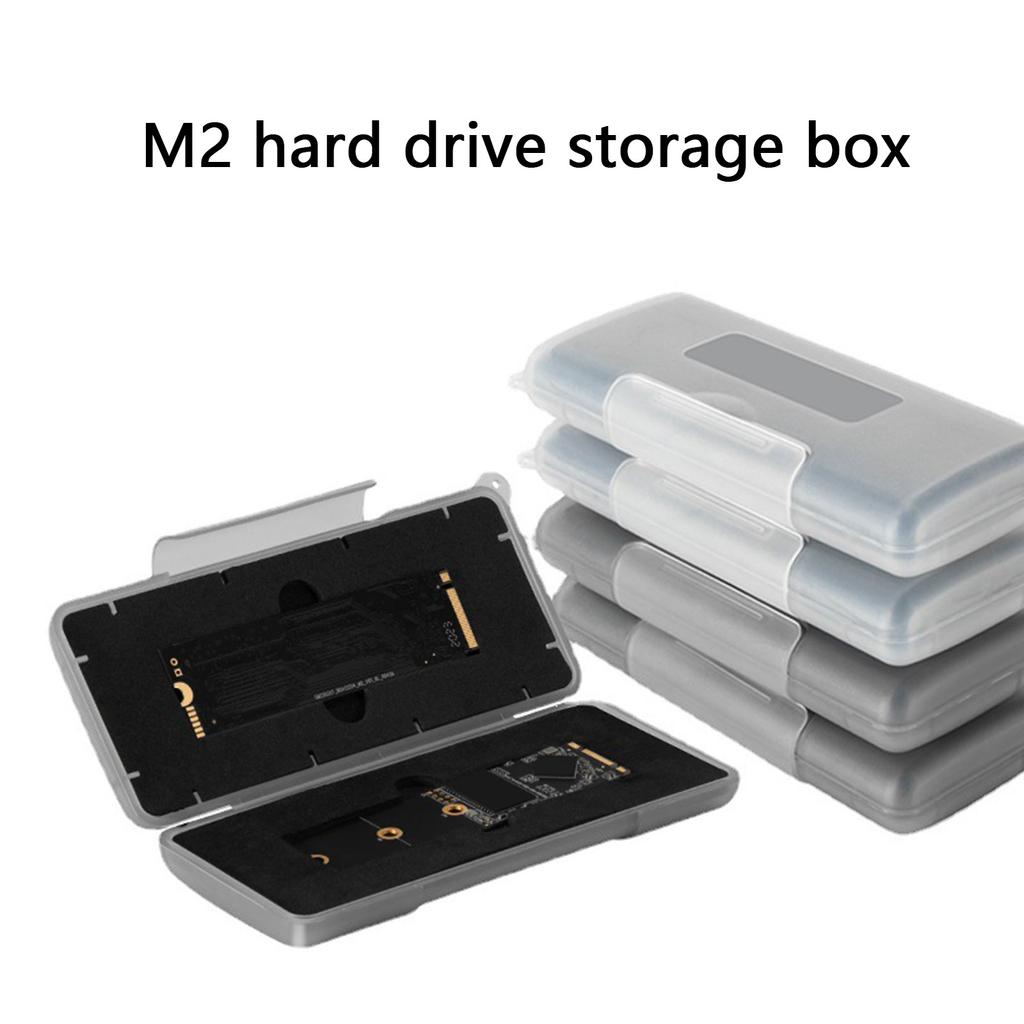 Кейс для хранения 2 накопителей M.2, портативный, пылезащищенный, ударопрочный дизайн для ИТ-профессионалов и цифровых энтузиастов