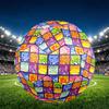 Care Bears Print Size 5 Soccer Ball, PU Wear Resistant Football for Match Training and Daily Practice, Birthday Gift for Soccer Fans