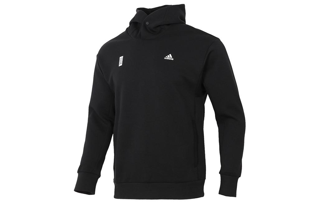 adidas Толстовки Мужские Черные С Капюшоном Умеренная Обычная GP0912
