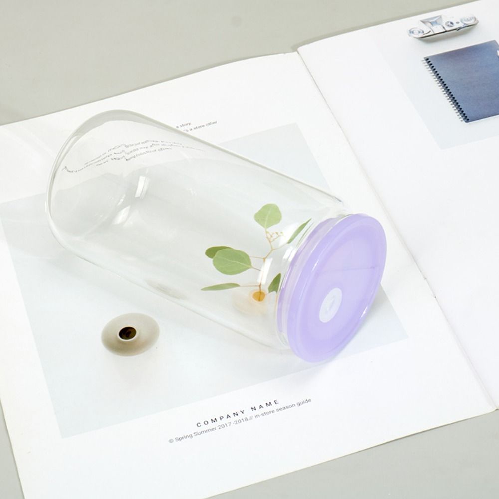 Durable 16 Oz Cup Cover Plastic Candy Color Glass Cup Lids Reusable Iced Coffee Cup Bowl Cover