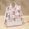 Women's 2025 Large Capacity PU Fabric Fashion Print Backpack - New Multifunctional & Portable Design