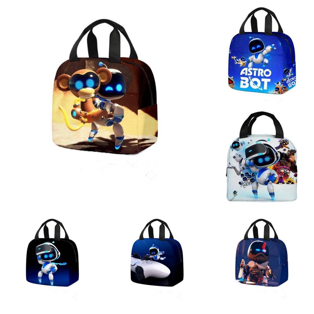 Universe Robot 3d Astro Bot Handbag Insulated Bag Cooler Capacity Lunch Bags