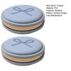 6Pcs Coaster Macaron Cartoon Design Heat Resistant Anti-Slip Coasters Cups Bowls Plates Mat Home Office Coffee Shop