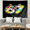 Summer Ice Cream Number 67 Tapestry Hanging for Bedroom,Livingroom, Playroom,Decor Art Room Wall Tapestry Holiday and Birthday Gifts