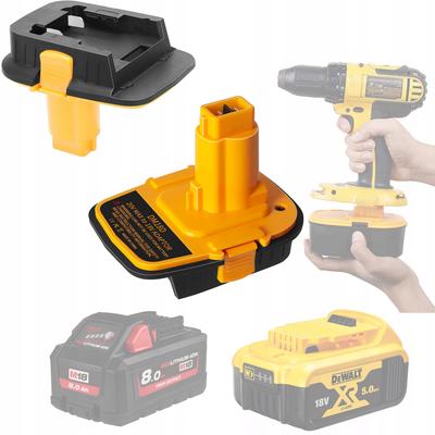 Адаптер Dewalt DCB201 для аккумуляторов Dewalt и Milwaukee 18V (DM18D) Желтый/черный