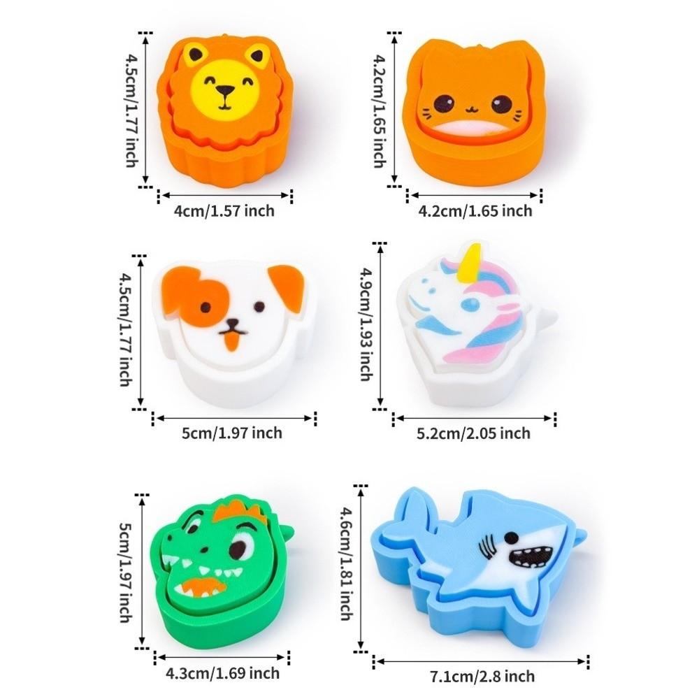 Cute Animal Shape Keychain Stress Relief Bag Accessories Press Keyboard Keyring Children