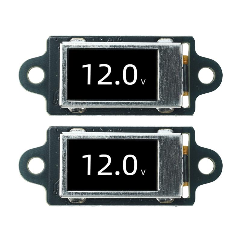 Panel Mount Voltmeter with Screen for Battery Review, Small Reader for Power Supply Service and DIY Electronics Tasks