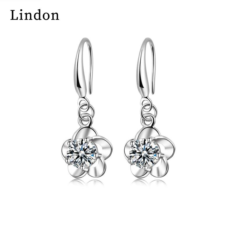 Lindon Copper Alloy Zircon Earrings Drop Earrings For Women Wedding Party Gifts