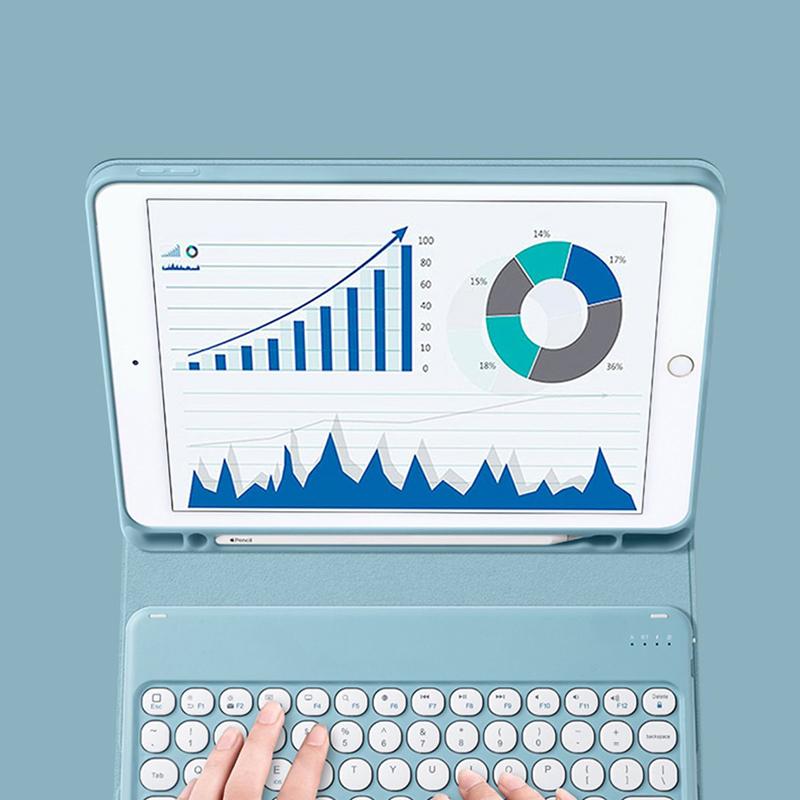 Чехол для iPad Mini 6, 2021, 8,3 дюйма, с магнитной клавиатурой, чехол для iPad Mini 4, 5, складной смарт-кожаный чехол, беспроводная клавиатура