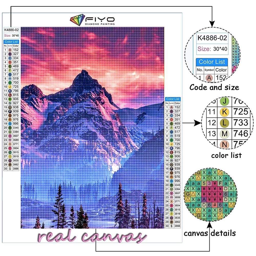 Полный 5D Diy Алмазная картина Снежная сцена 5D Алмазная картина