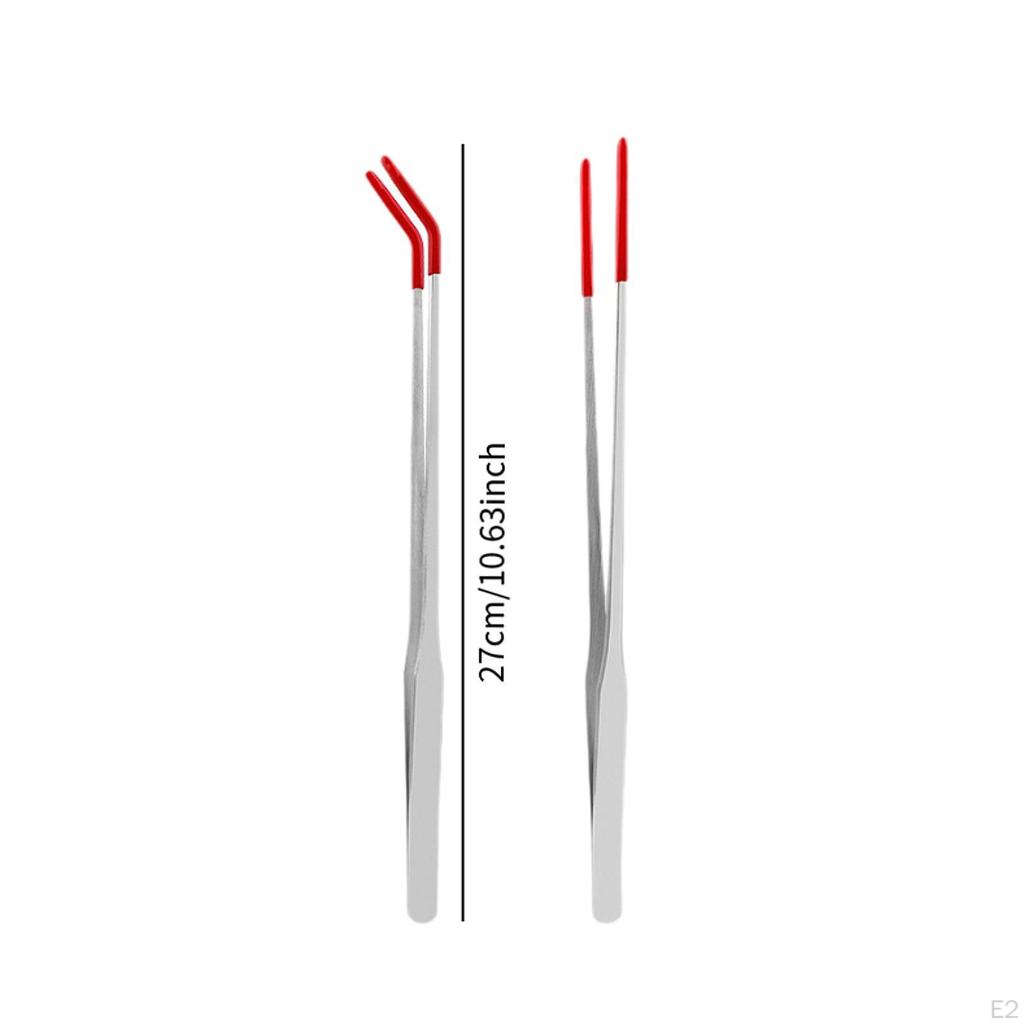 2 шт. Аквариумный пинцет Aquascaping Щипцы для кормления рептилий для аквариума