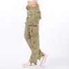 Cotton Pantalon Femmes 2025 Men Women Workout Military Multi-Pocket Baggy Cargo Pants Loose Straight Trousers Hip Hop Pants