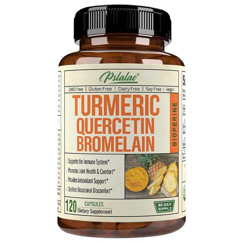 Pslalae contains a blend of organic turmeric and piperine to support joint health and is suitable for adults.