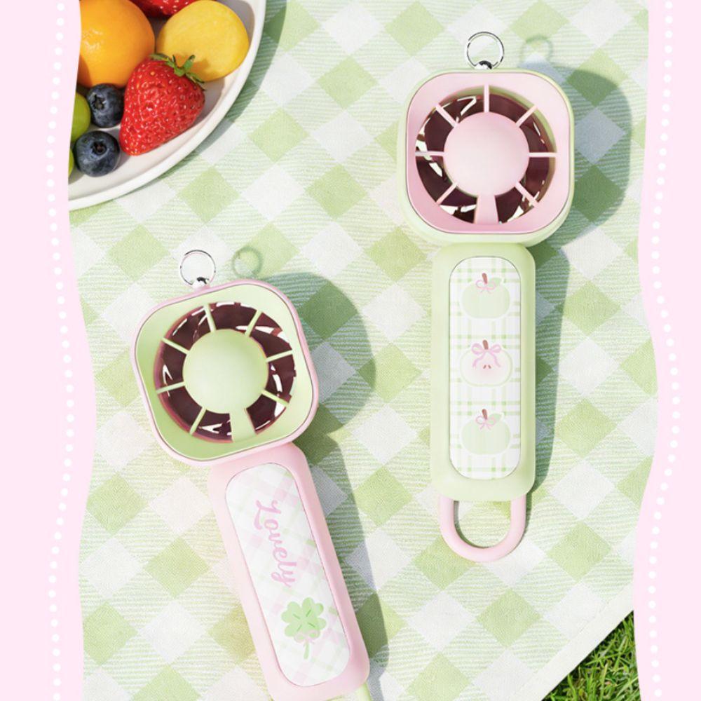 Quiet Operation Handheld Mini Fan Lightweight Design USB Rechargeable Fan Desktop Use