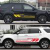 Для Ford Explorer 2 шт. гоночный автомобиль стильные боковые наклейки на дверь авто виниловая пленка наклейка тюнинг