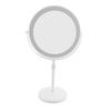 Lighted Makeup Mirror 22cm Adjustable Height Double Sided Magnifying Vanity Mirror with 3 Color LED