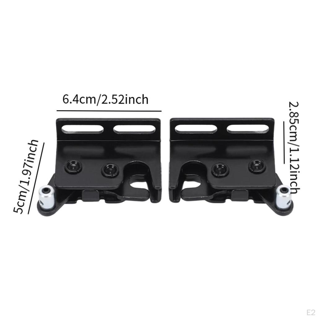 2x Rear Door Rotary Latches Metal 83515 83514 Replacement Spare Parts for 100XR 100XL 100xq 700
