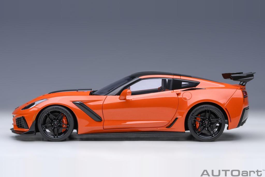 AUTOart 1/18 Scale Chevrolet Corvette (C7) ZR1 Orange Finished Product