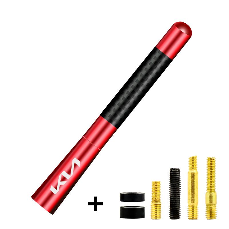 ANIE7 Carbon Fiber Car Radio Antenna Aerial For Kia Picanto rio ceed sportage cerato soul sorento Car Accessories