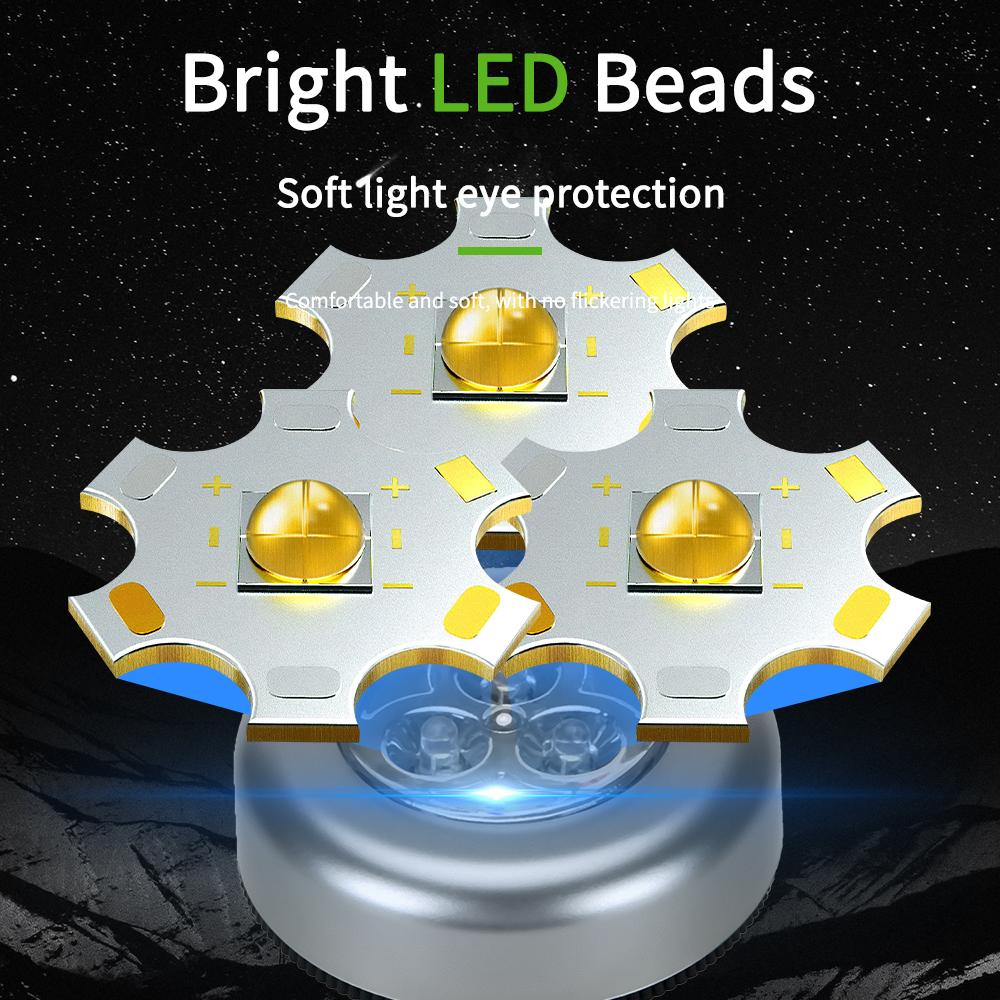 Мини-ночник с 3 светодиодами, прикроватный светильник для лестницы, туалета, ночник для чтения в комнате, внешний светильник на батарейках типа ААА