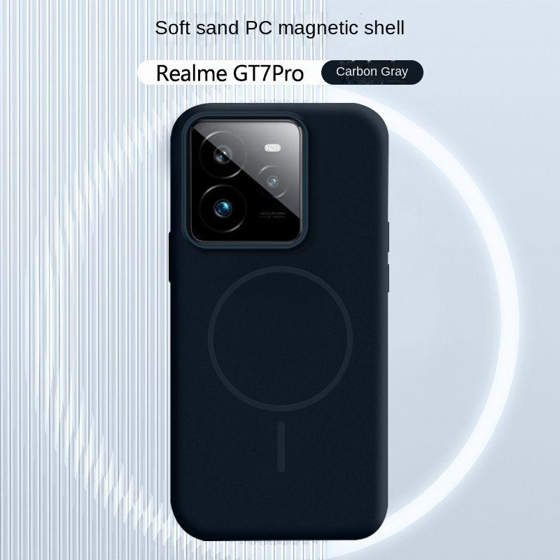 Чехол для OPPO Realme GT 7 Pro Жесткий ПК Тонкий Магнитный Беспроводная зарядка Защитная Задняя Крышка Чехол Для Realme Neo 7 7X 7Se Корпус