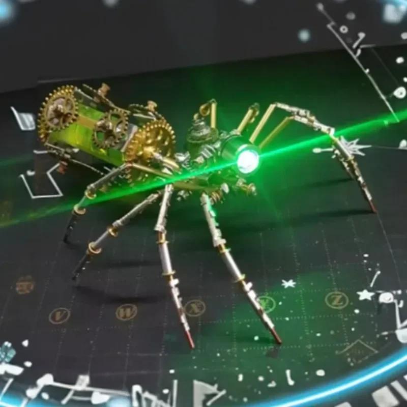 Сделай сам Механический Паук Металлический Модель-конструктор 3D Пазлы Киберпанк Насекомые Сборка Креативные Ручная Работа Металлические Пазлы