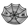 Halloween Black Candy Basket Spider Web Bowl Biscuit Packaging Fruit Plate Trick or Treat Decoration