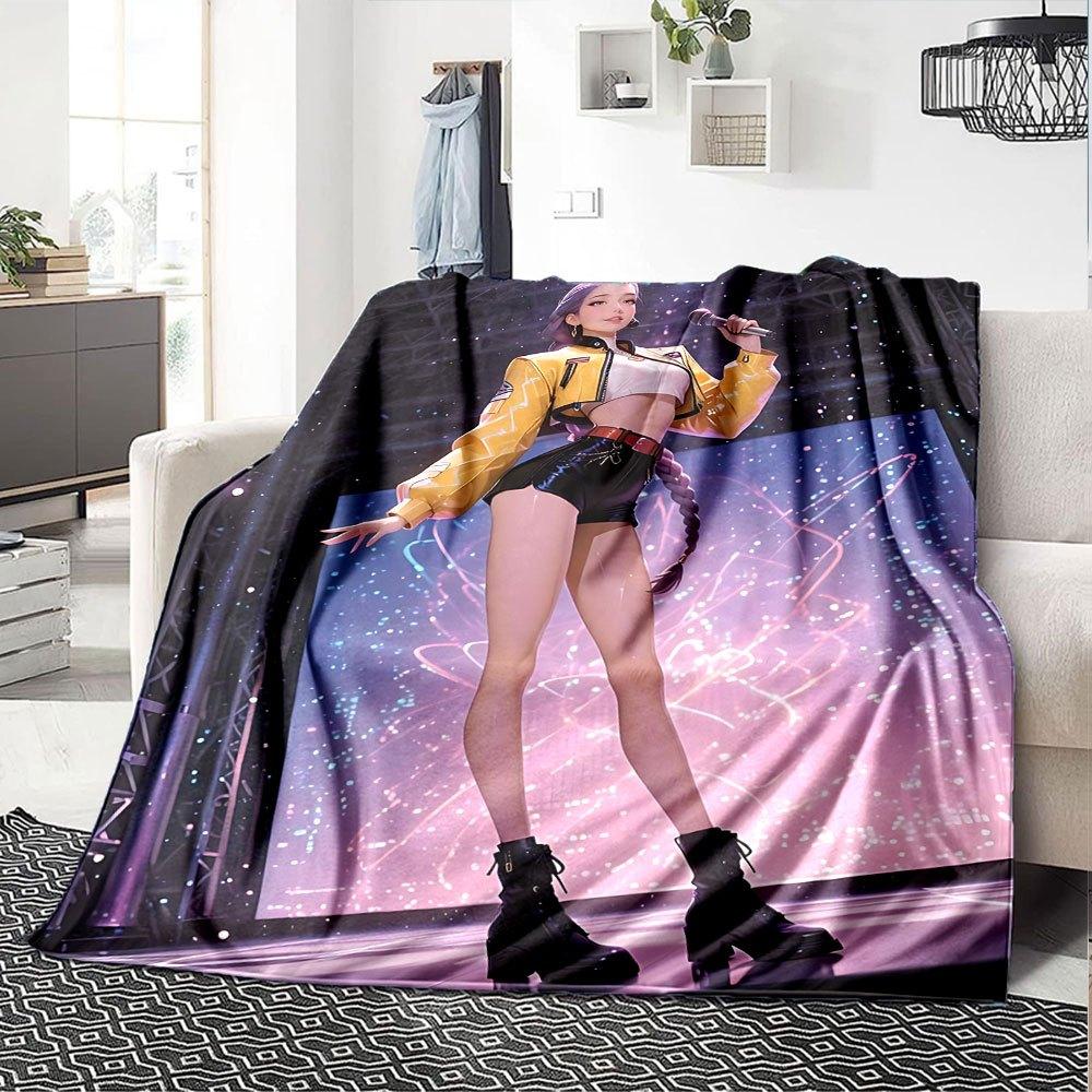 1pc hunter x (24) Blanket Soft Warm Throw for Home, Office, Travel All Season Cozy Bedding Gift, Office Cozy AccessoryB2