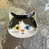 1PC Mini Serving Dishes Kitchen Cat Face Ceramic Dish Perfect Housewarming Gift Snack Plates Cute Spoon Holder Adorable