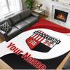 Crystal Velvet Rug Custom Name Text, Soft Non Slip Floor Mat Home DecorBrentford Football