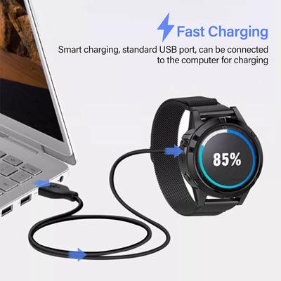 Зарядное устройство для часов Garmin Forerunner 45 55 245 255 265 745 945 955 965, Vivoactive 3 4S, Venu 2 2S Plus, Fenix 7S 7X 65, зарядный кабель