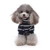Одежда для домашних животных Домашняя одежда Полосатая одежда для собак Пижамы Одежда с высоким воротником Одежда для собак Одежда для четвероногих
