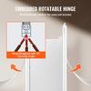 Pet Door for Wall with Lock and 3 Magnetic Flap System Metal Frame Small