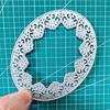 Oval Lace Metal Cutting Dies Stencil for DIY Scrapbooking Photo Album Embossing Paper Cards Crafts Diecuts